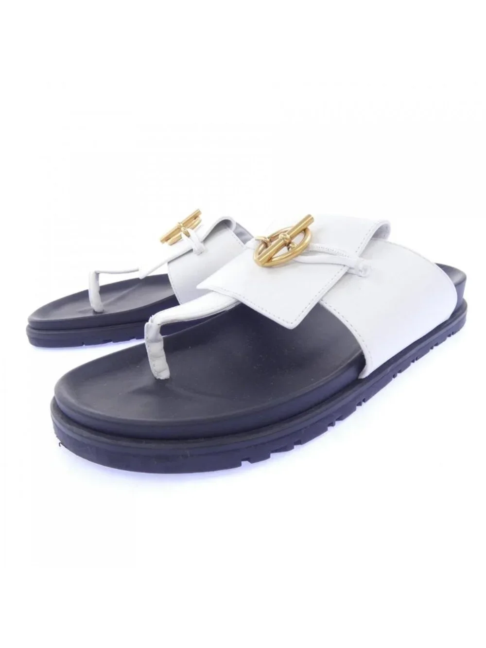 Hermes Joyce Glenan Buckle Sandals